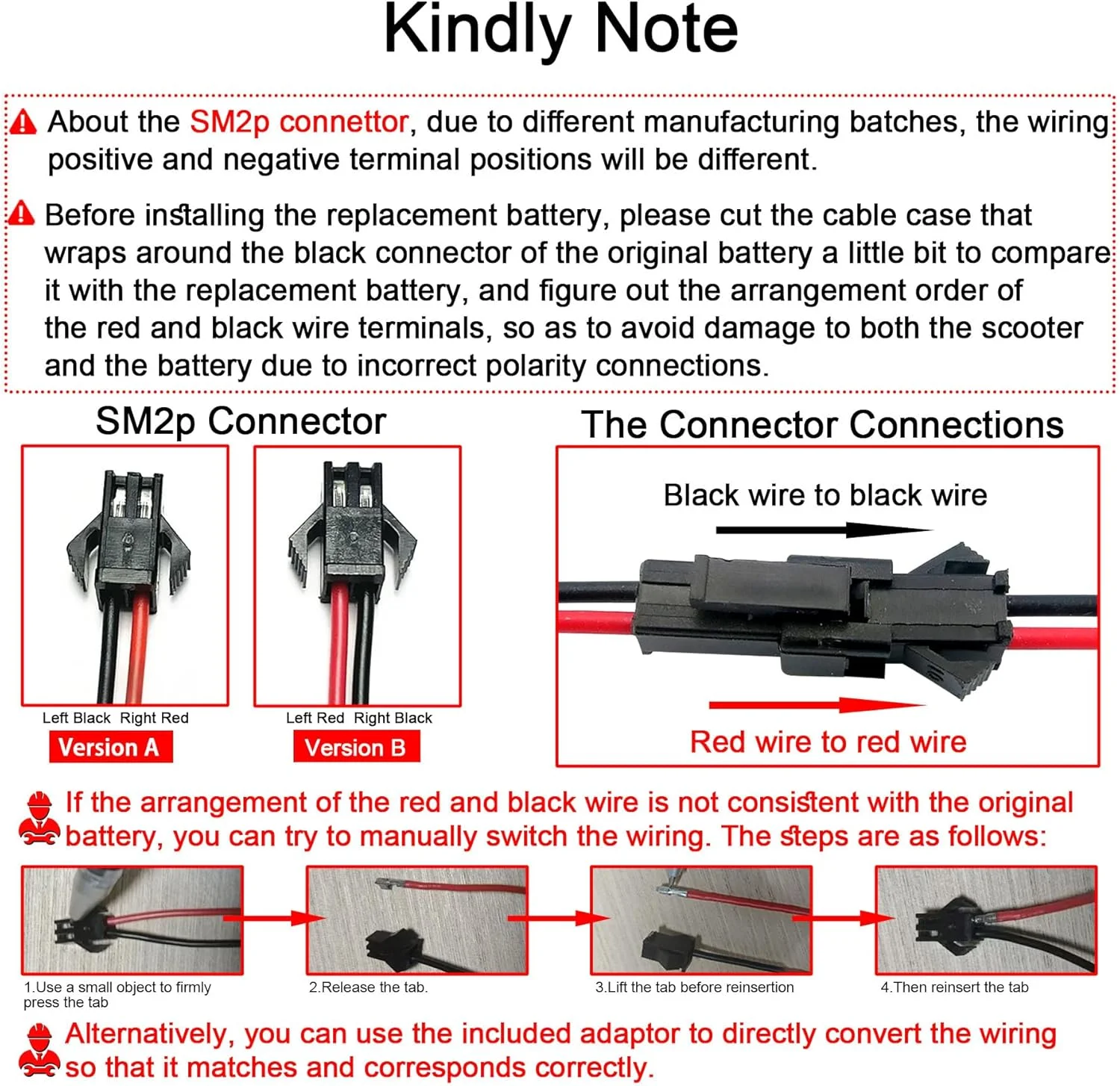 36V 8Ah Electric Scooter Battery Compatible for R1 Electric Scooters 36V Electric Scooter Replacement Battery 288Wh Li-ion Power Batteries, Size: 7.68 * 5.2 * 1.50 inch - Image 5