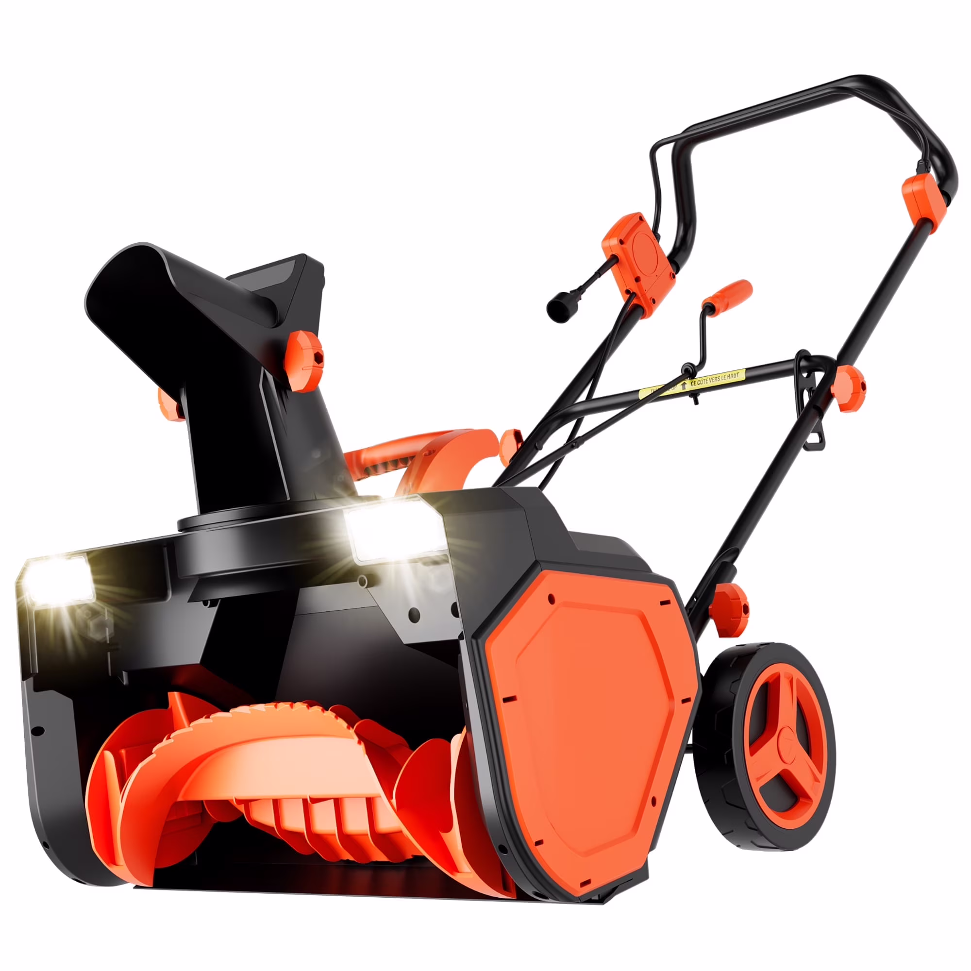 15 Amp Electric Snow Blower, 23 inch Corded Snow Blower with 180 degree Directional Chute(23")