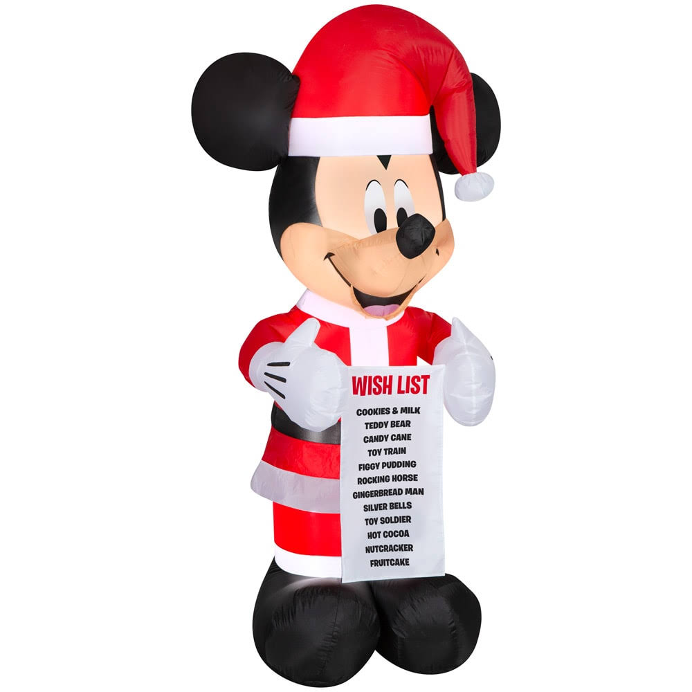 Disney 6-ft Lighted Mickey Mouse Christmas Inflatable | 881778