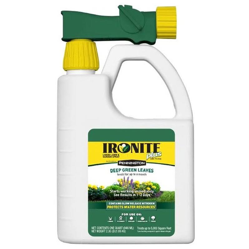 Ironite 100525937 Lawn & Garden Fertilizer, 32 oz