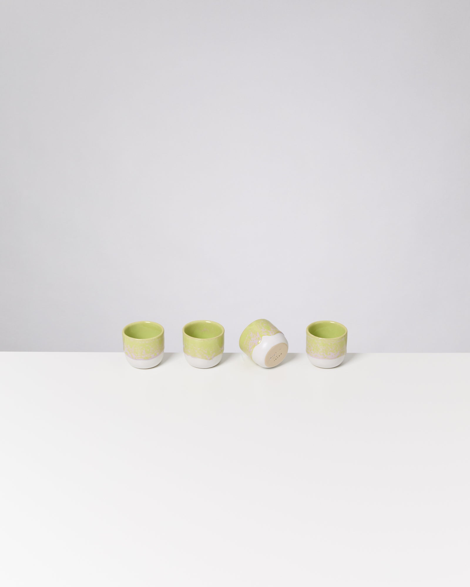 COIMBRA - ESPRESSO CUP LIME SET OF 4