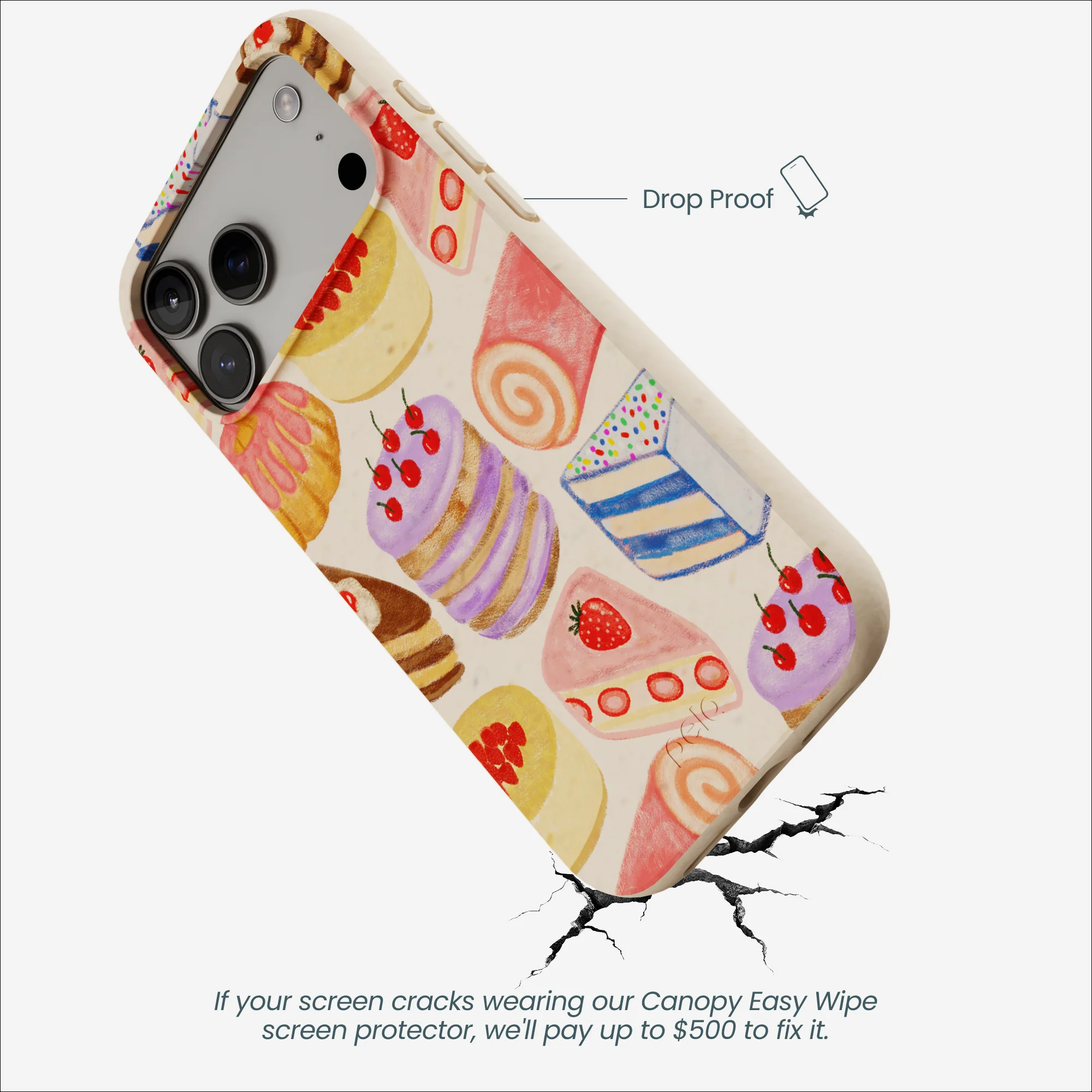 Seashell Crayon Pastries iPhone 17 Pro Max Case
