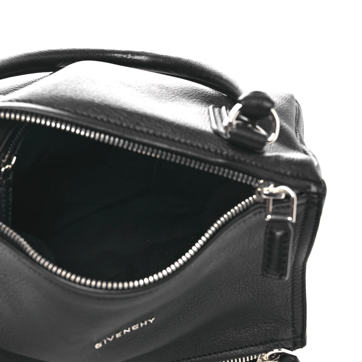 Sugar Goatskin Small Pandora Black