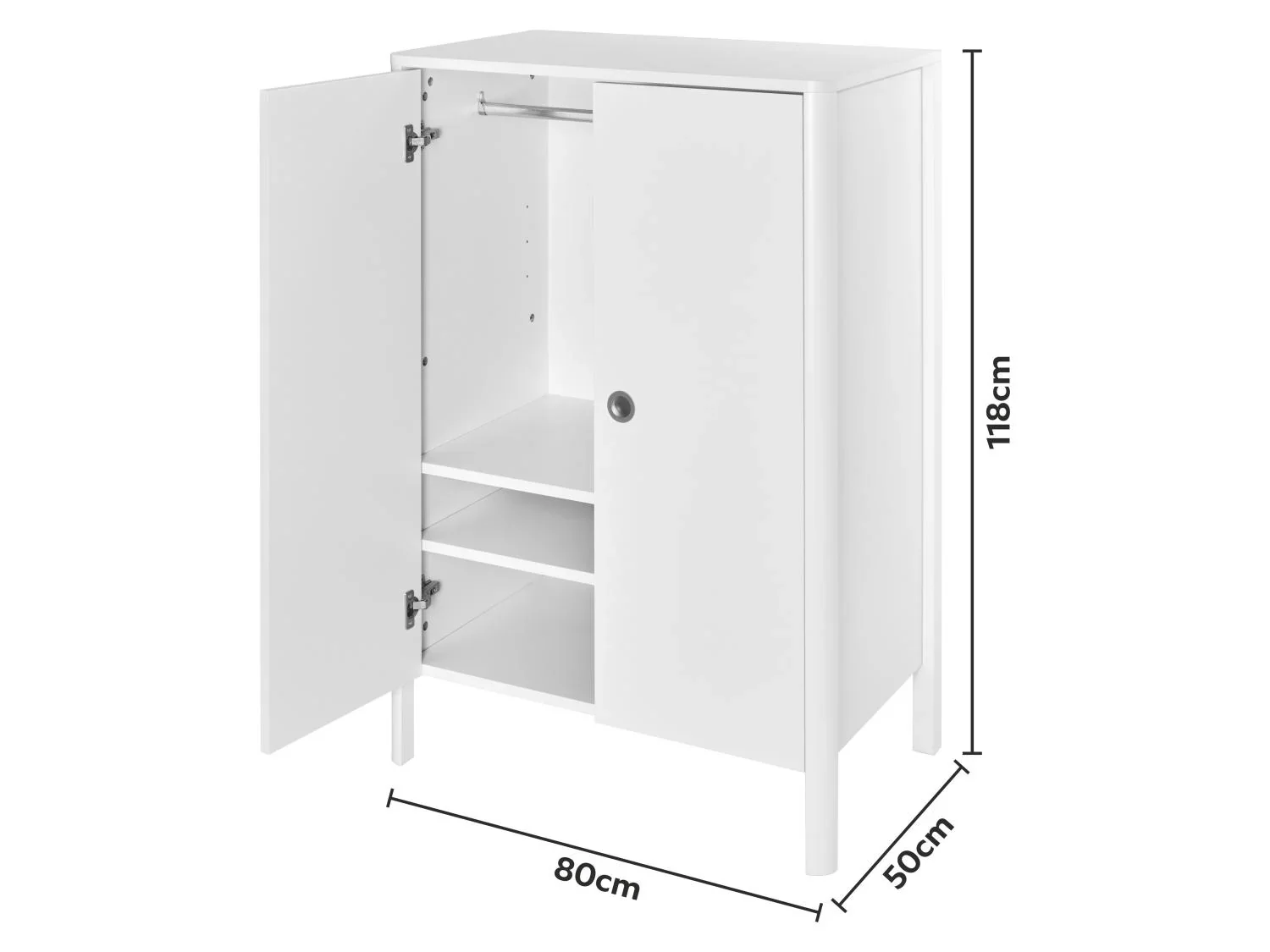 LIVARNO Armoire enfant, 118 x 80 x 50 cm