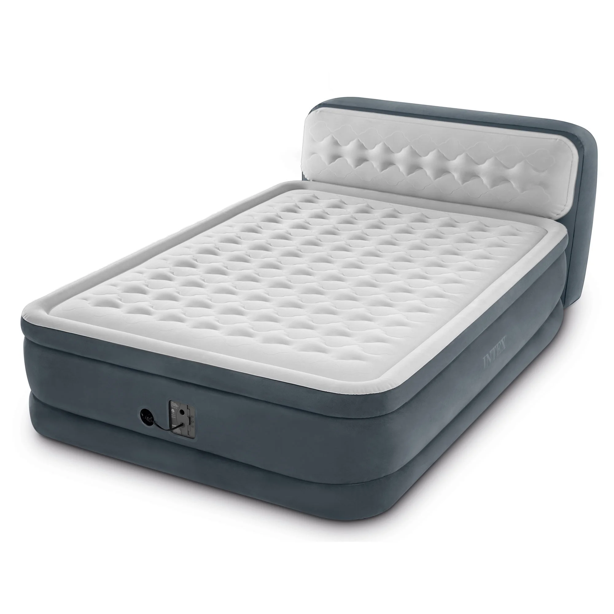 Ultra Plush Dura Beam Deluxe Airbed with Built In Pump Headboard, Queen - Image 3