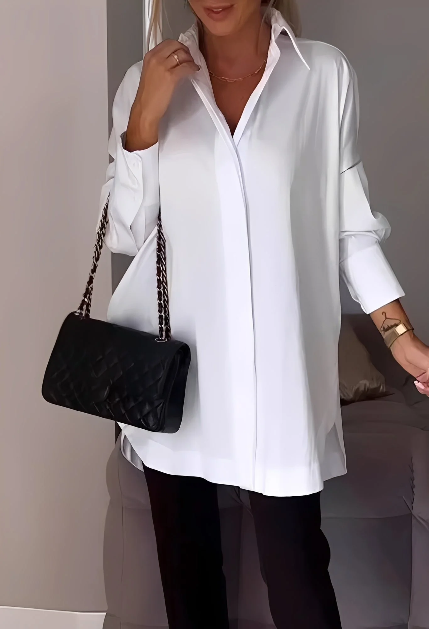 Lauren - Chemise élégante à manches longues