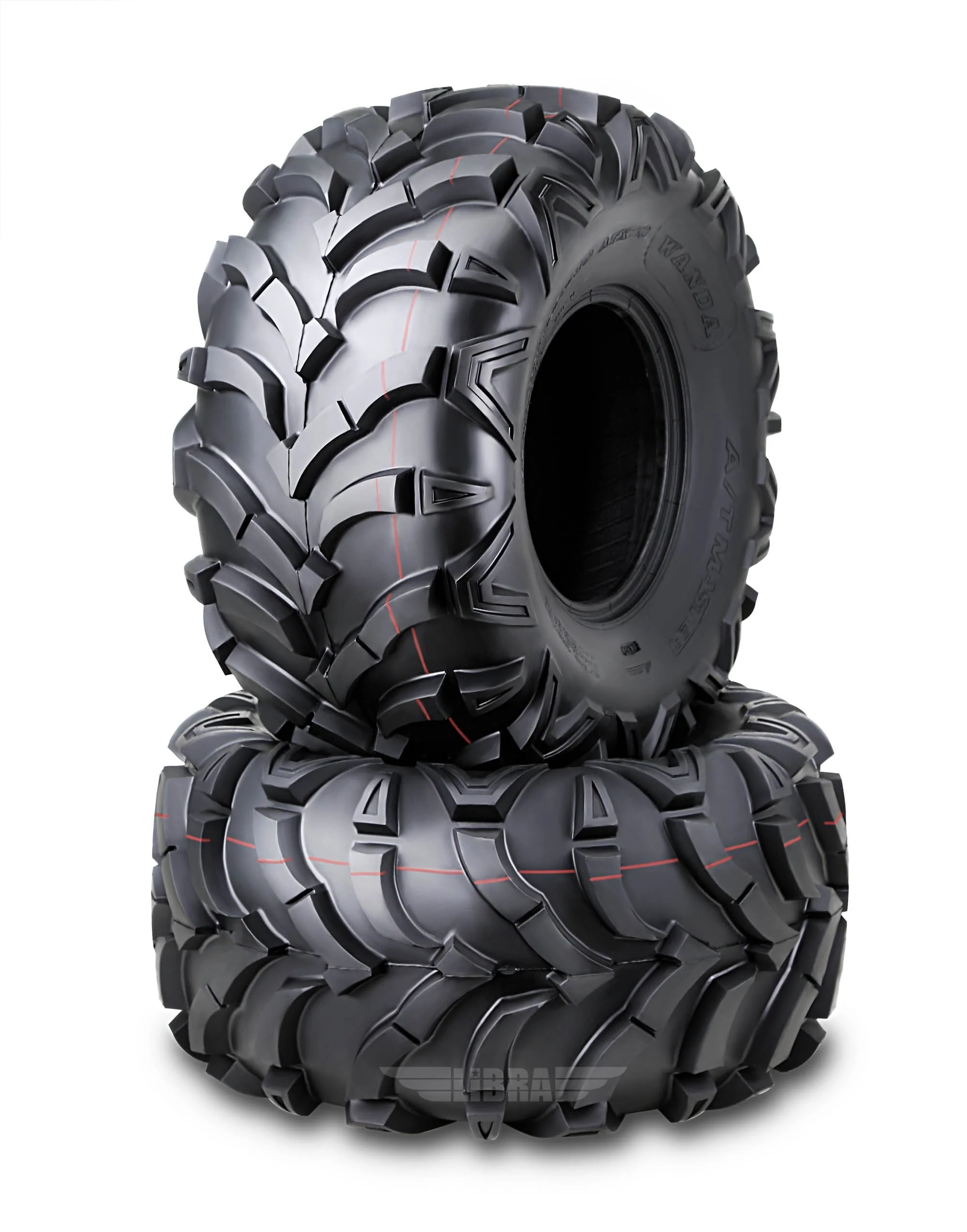 Wanda ATV/UTV Tires 25x12 - 10 25x12x10 /6PR P341 - 10161, Set 2
