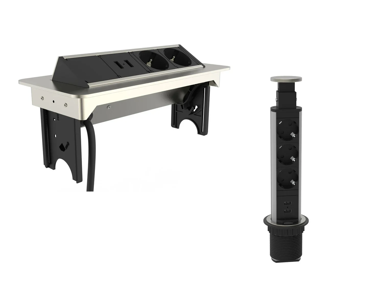 Schtte Bloc multiprises encastrable pour plan de travail