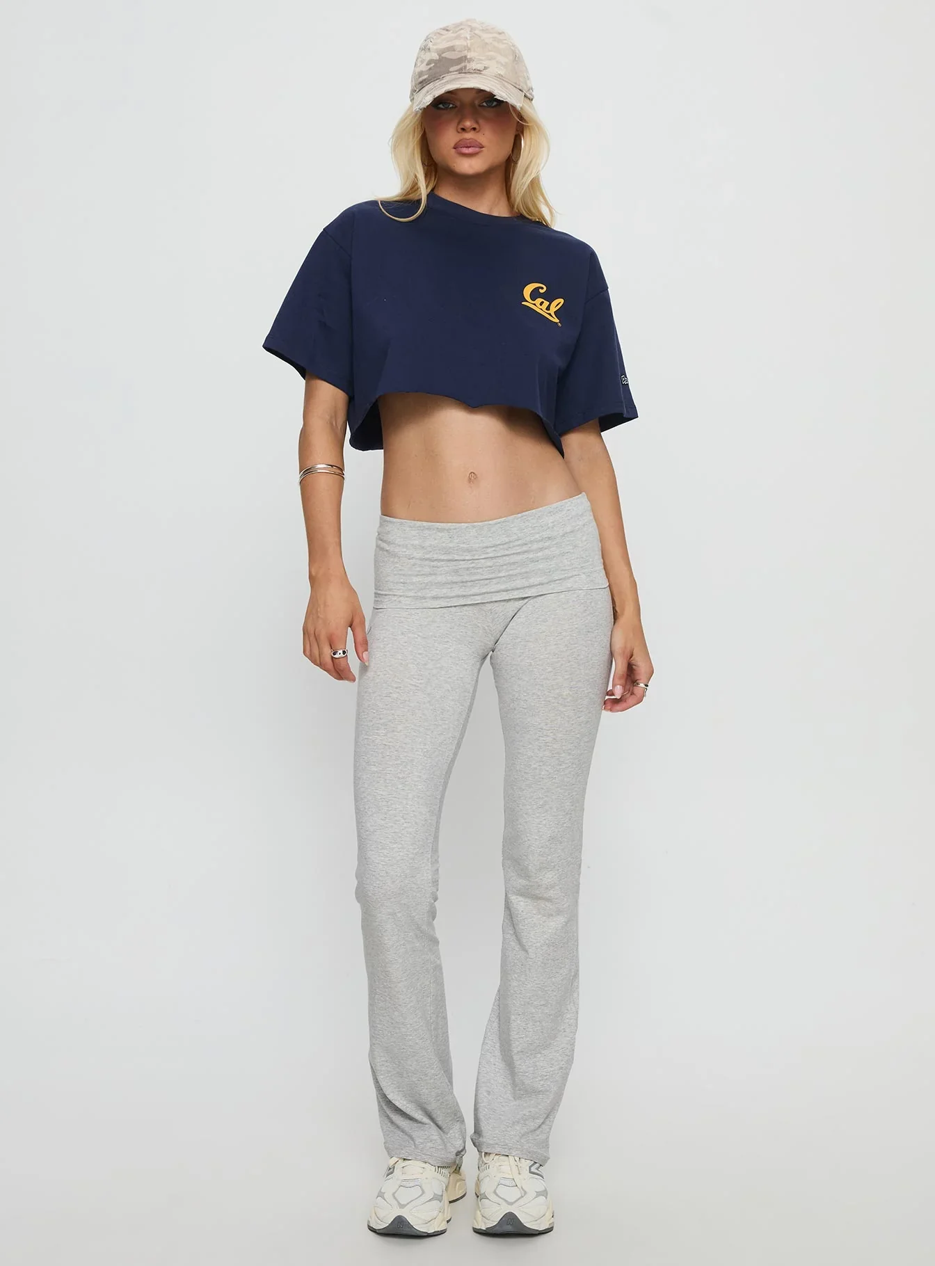 UC Berkeley Track Tee Blue