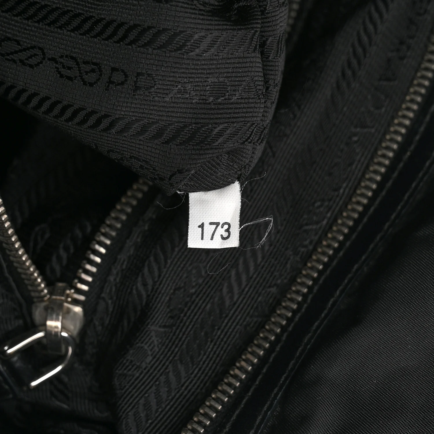 Tessuto Nylon Saffiano Tote Black