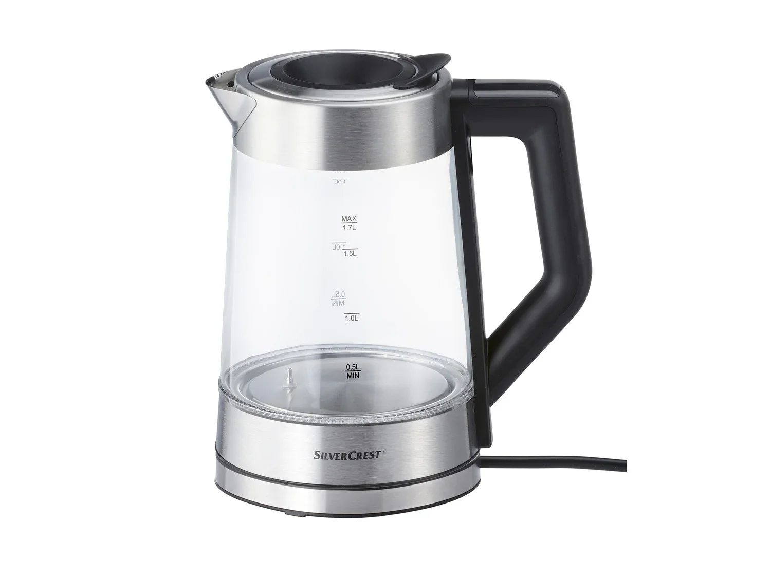 SILVERCREST KITCHEN TOOLS Bouilloire en verre, 1,7 L
