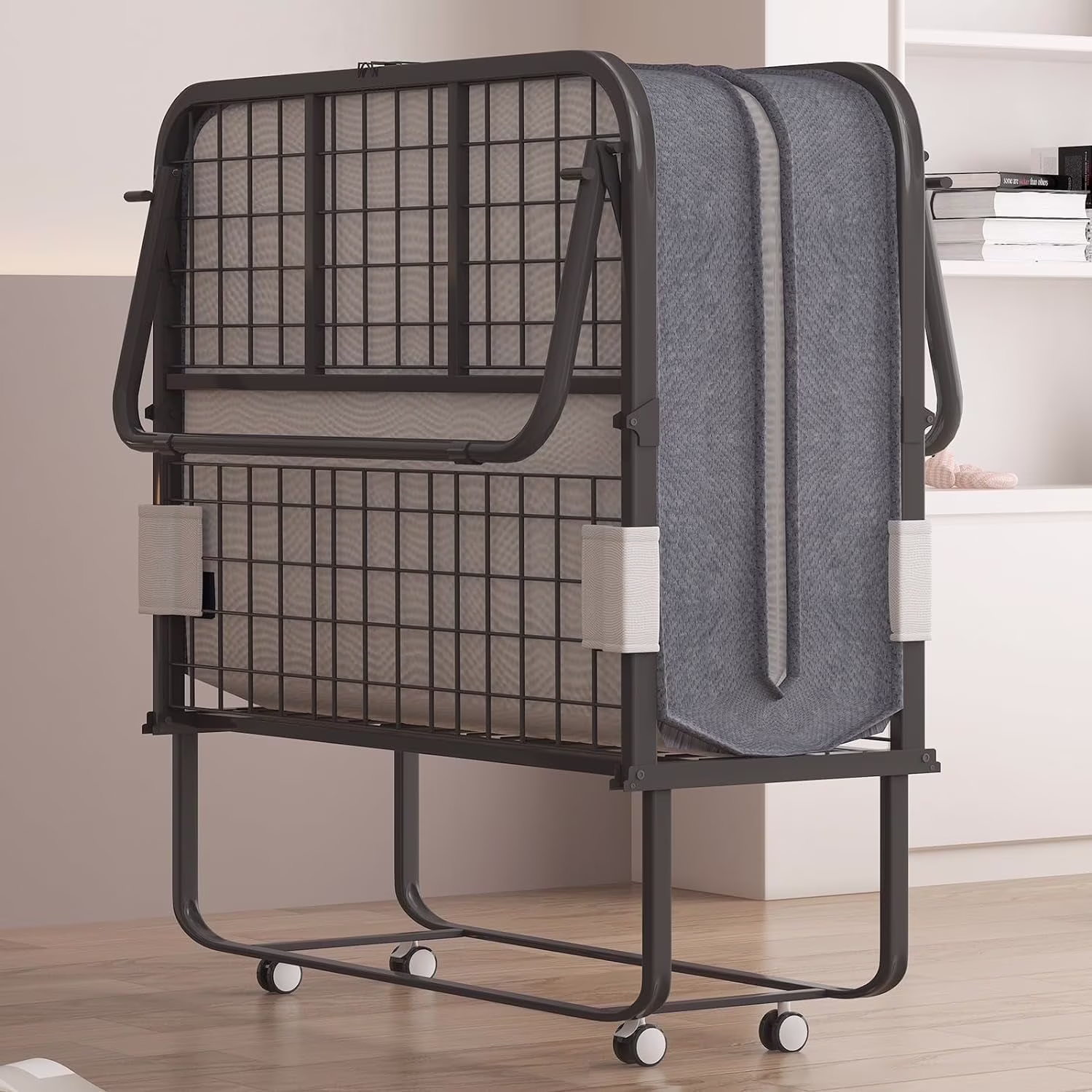 Puremind Folding Bed with 4 in Foam Mattress, 75