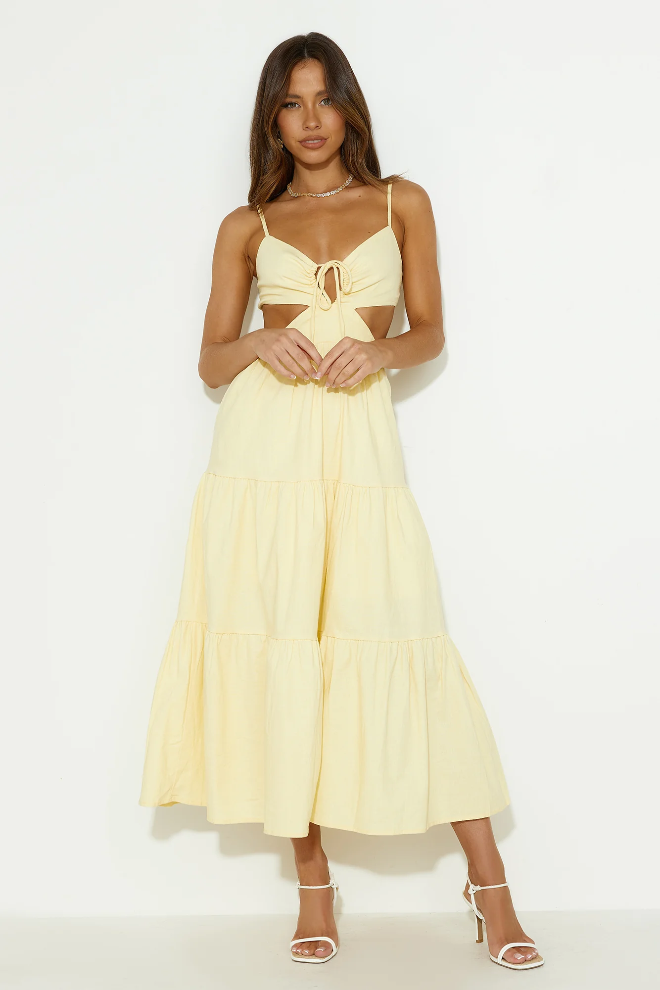 Loving Her Style Maxi Dress Yellow
