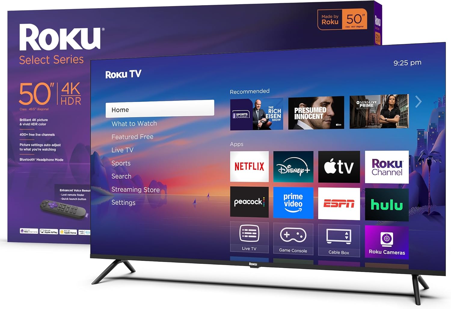 Téléviseur intelligent Roku Select Series 4K HDR 50
