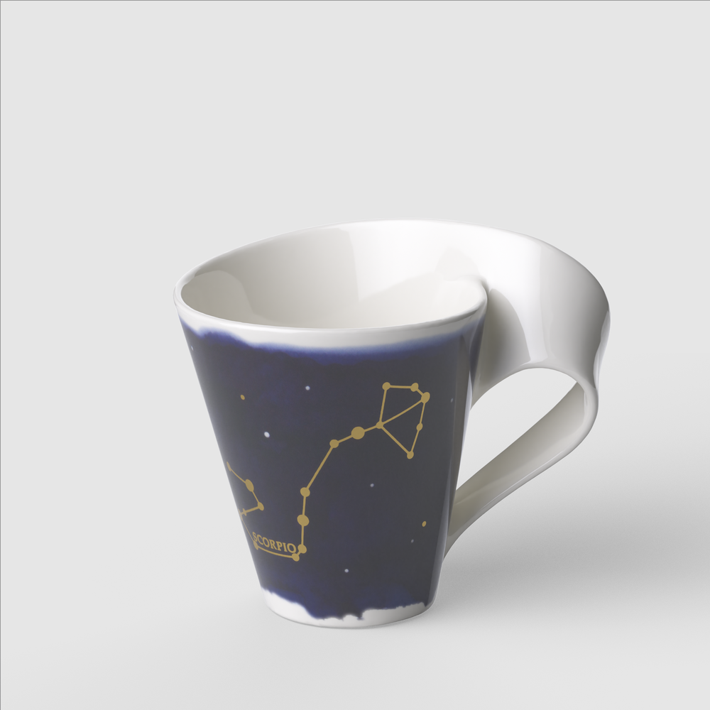 NewWave Mug - Multi-colored, 8.2 oz, Premium Porcelain