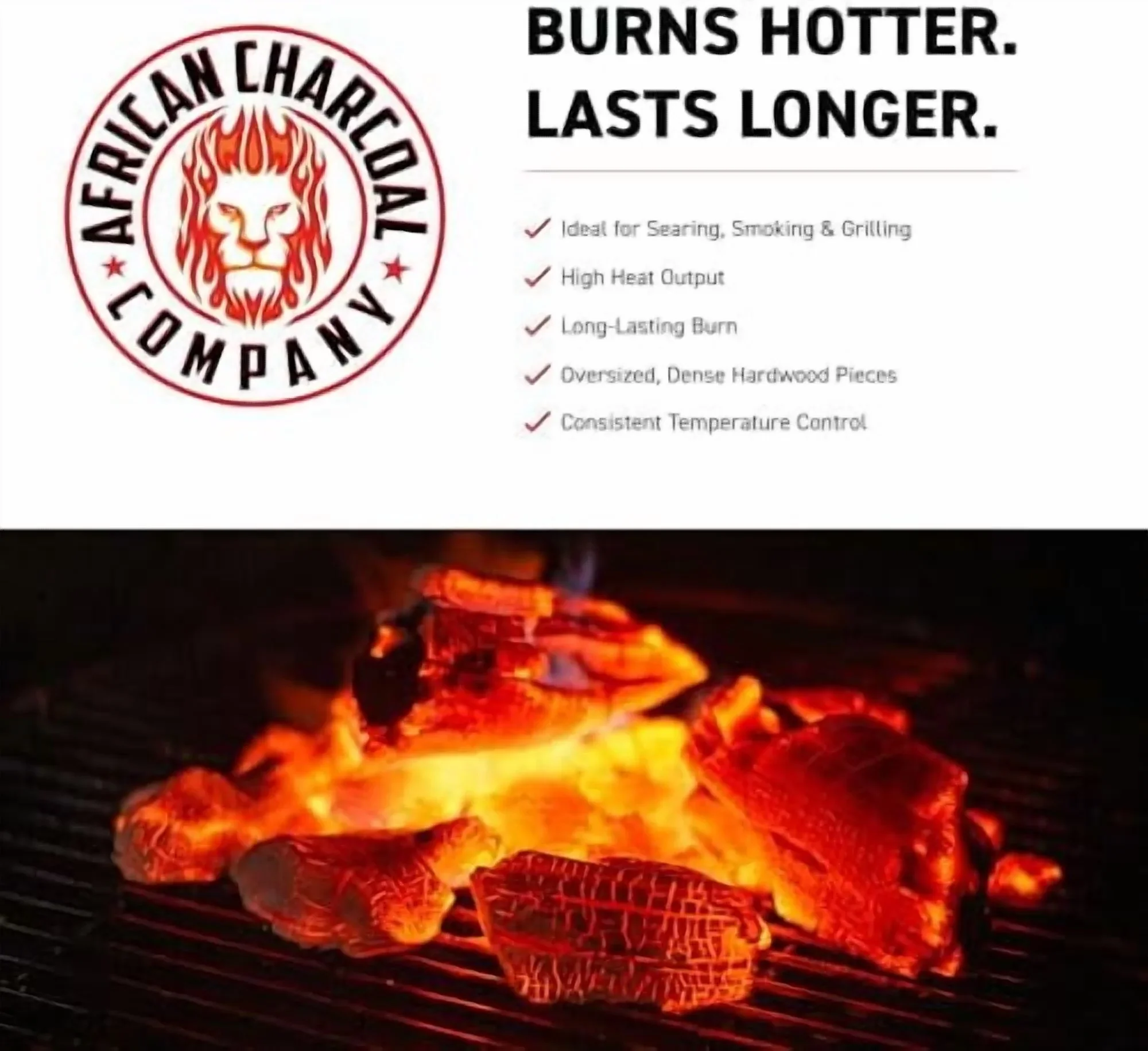 Premium Lump Charcoal �C Restaurant-Grade �C 100% Natural Hardwood �C Long Burn, High Heat �C 17.8 lb Bag �C FSC-Certified, Low Ash BBQ Charcoal for Grilling & Smoking$$Garden &