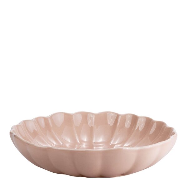 Lotus pastatallerken 21,5 cm støvet rosa