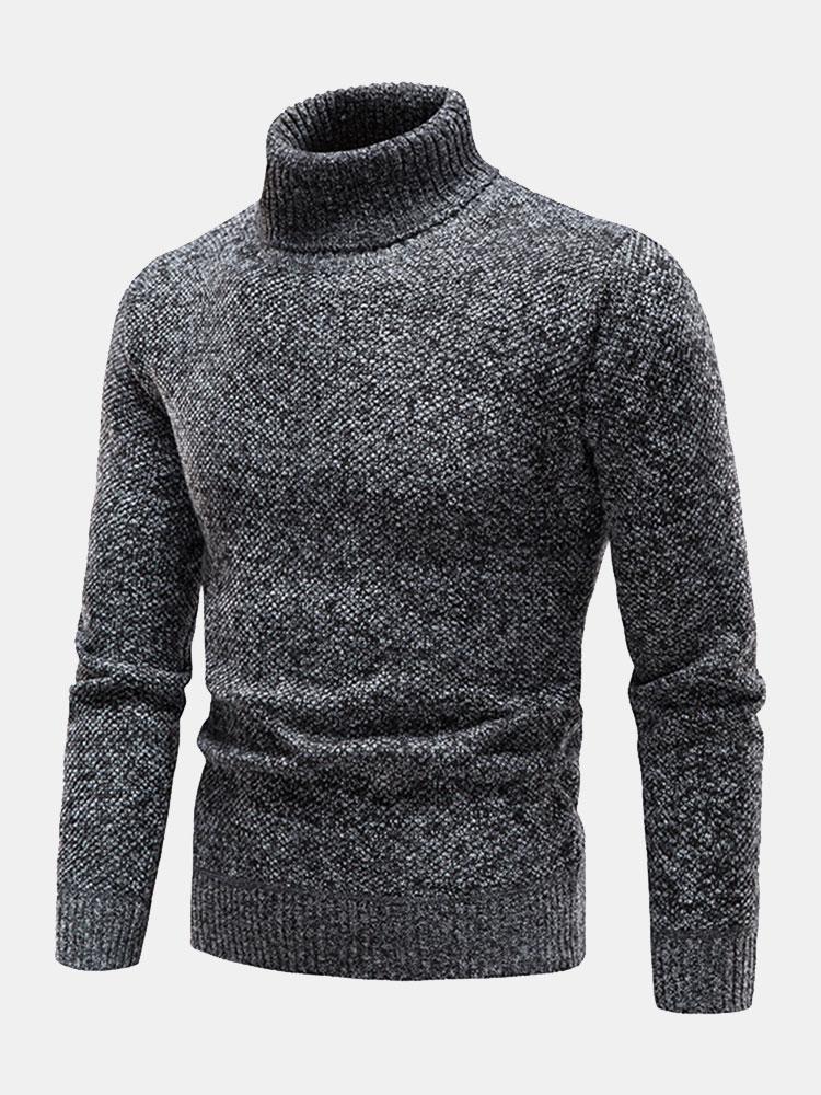 Pull à col roulé pour homme