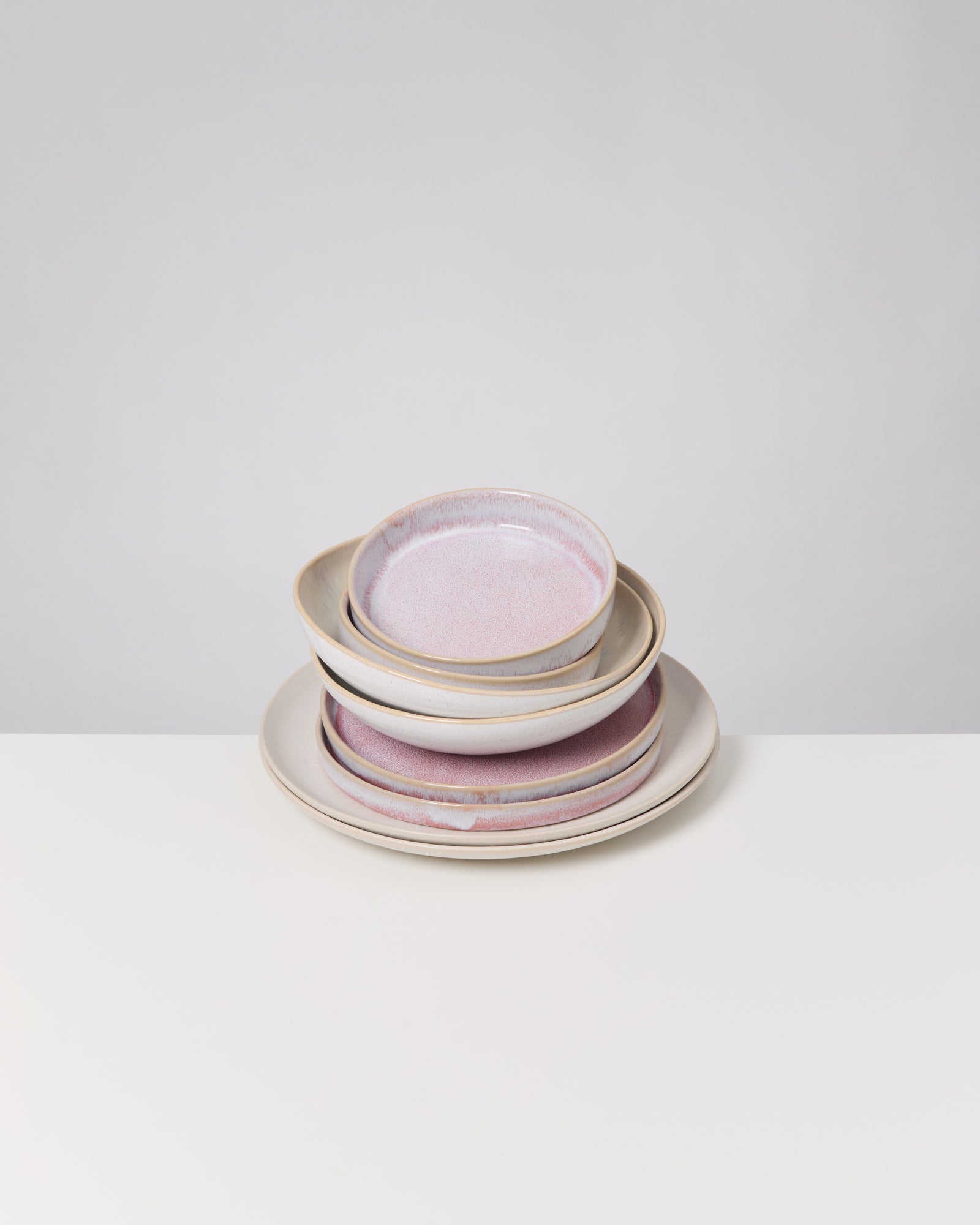 TABLEWARE SET PINK SANDS ROSÉ SAND 8 PIECES