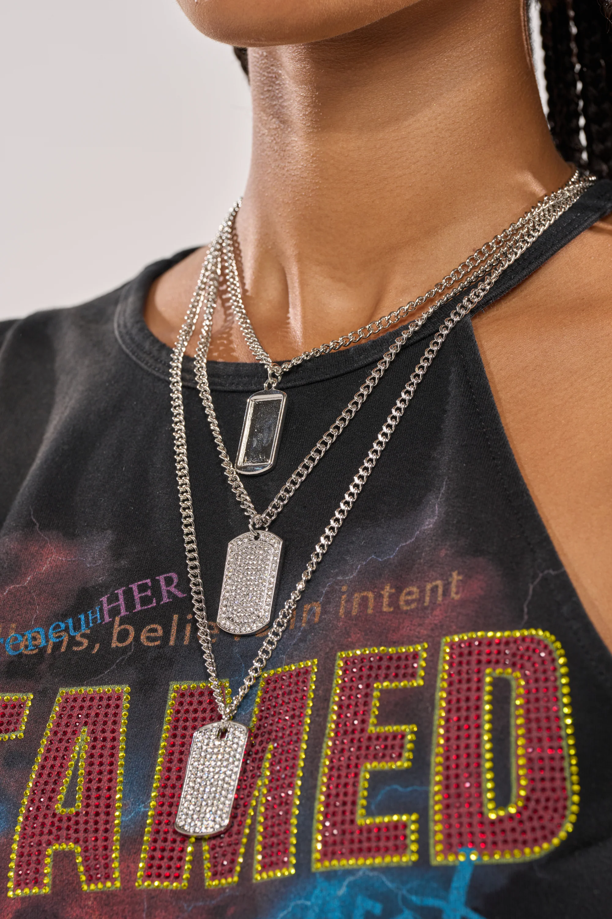 DOG TAG BUT MAKE IT CUTE NECKLACE - Akira Store