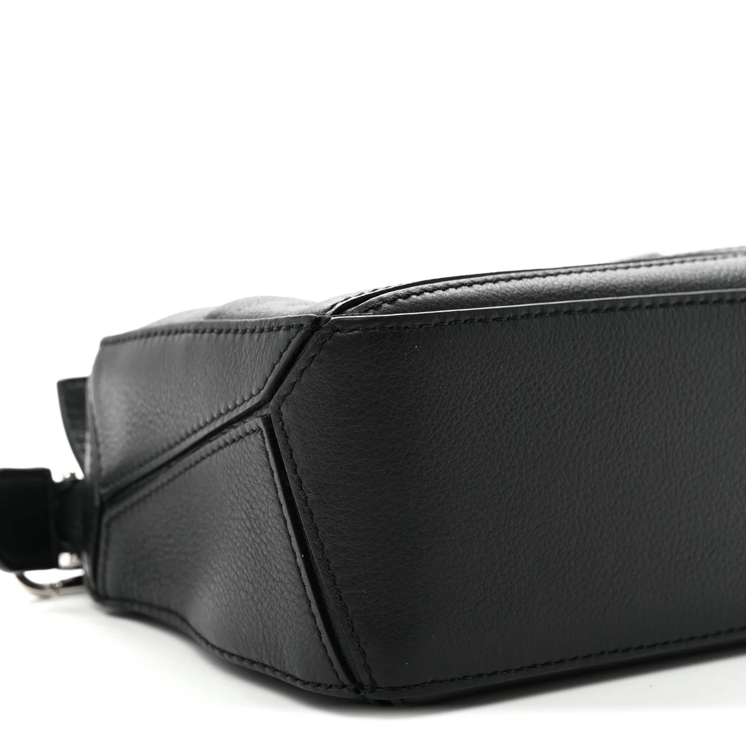 Calfskin Mini Puzzle Bag Black