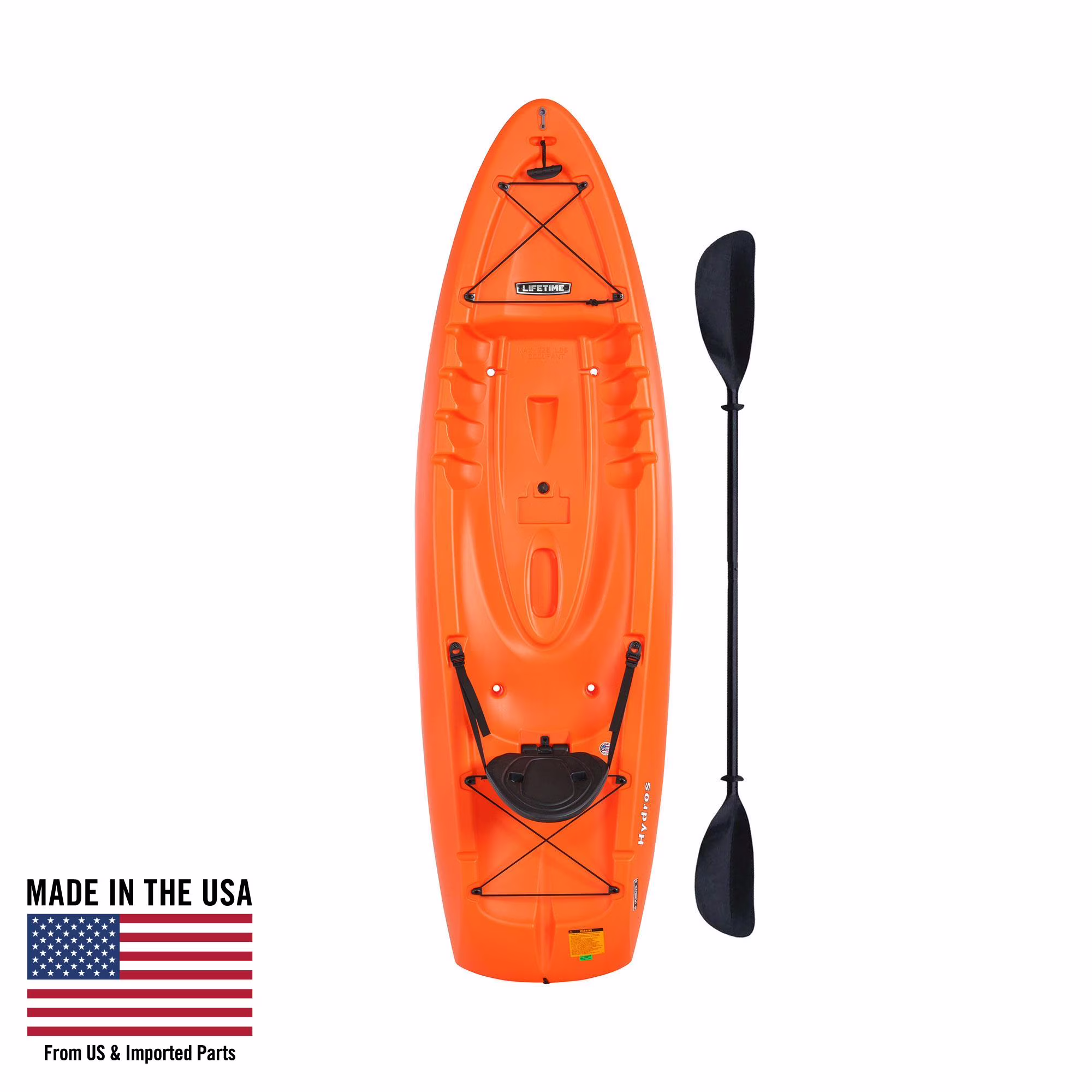 Hydros 101 inch Sit-on-Top Kayak, Orange (90595)(Orange)
