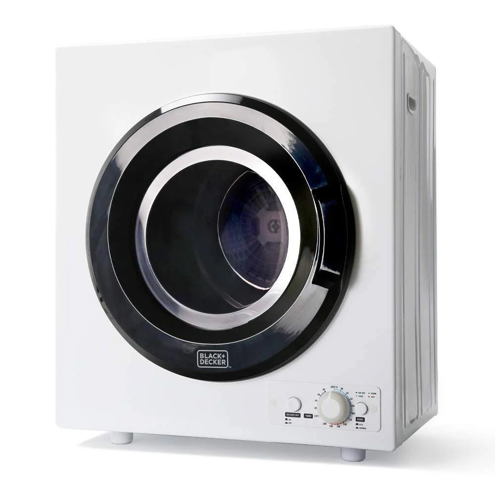 Sèche-linge portable Black+Decker 3,5 pi³ – Blanc Noir