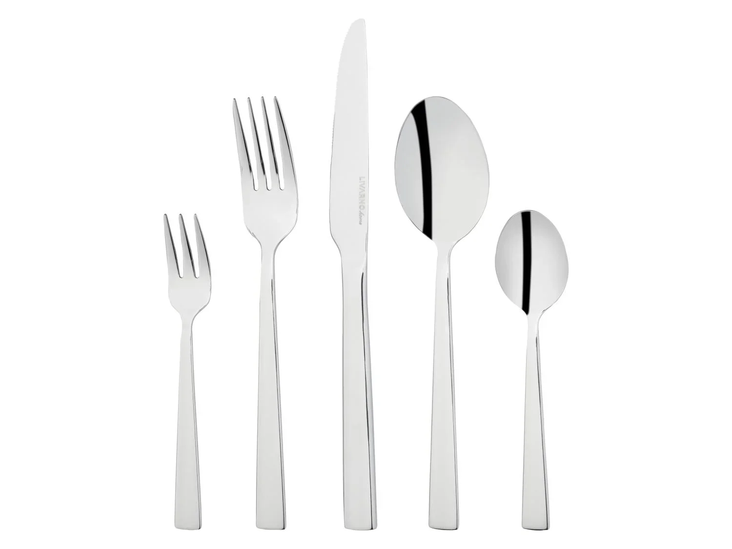 LIVARNO home Set de couverts en acier inoxydable, 60 pices
