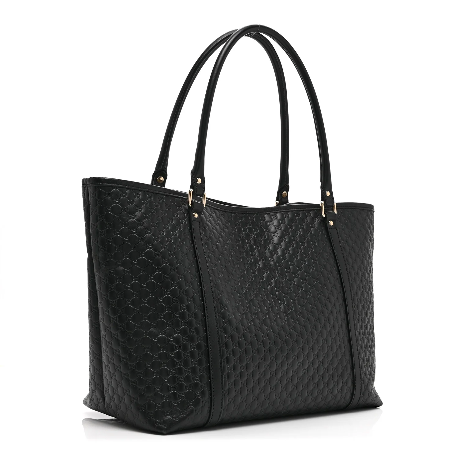 Microguccissima Medium Joy Tote Black