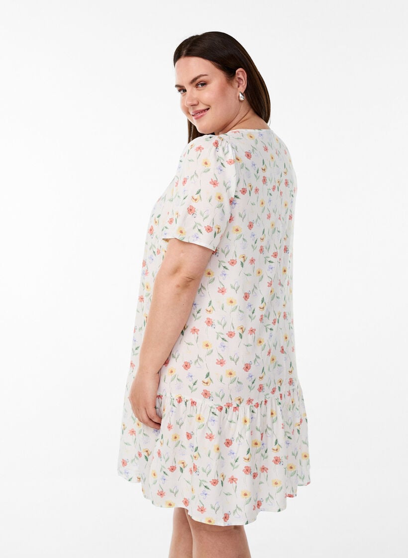 Zizzi Dress in viscose with cutline