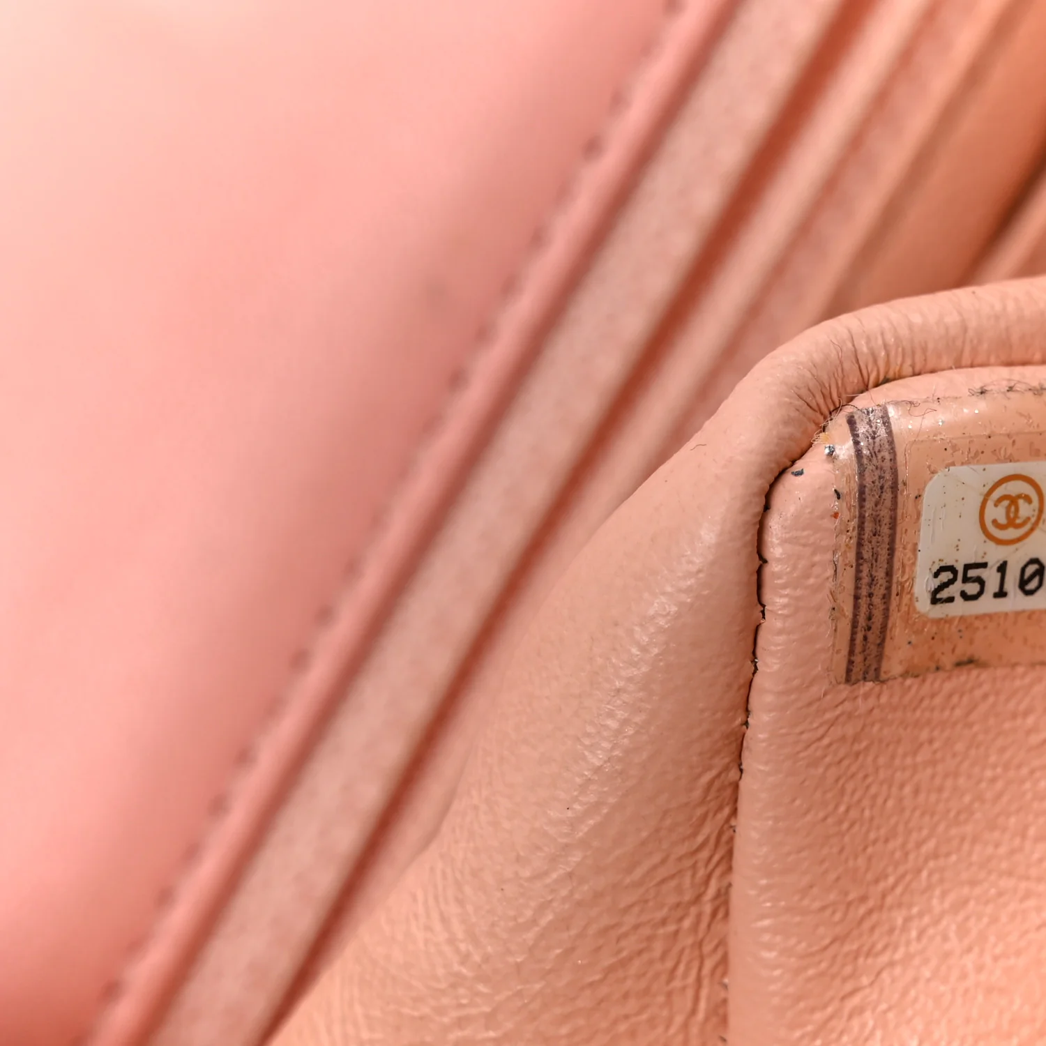 Sequin Mini Flap Light Orange Grey