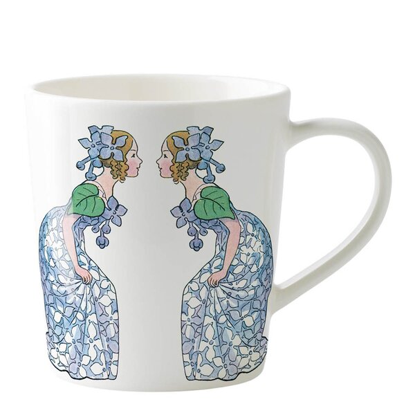 Elsa Beskow krus m/håndtak 40 cl lilla