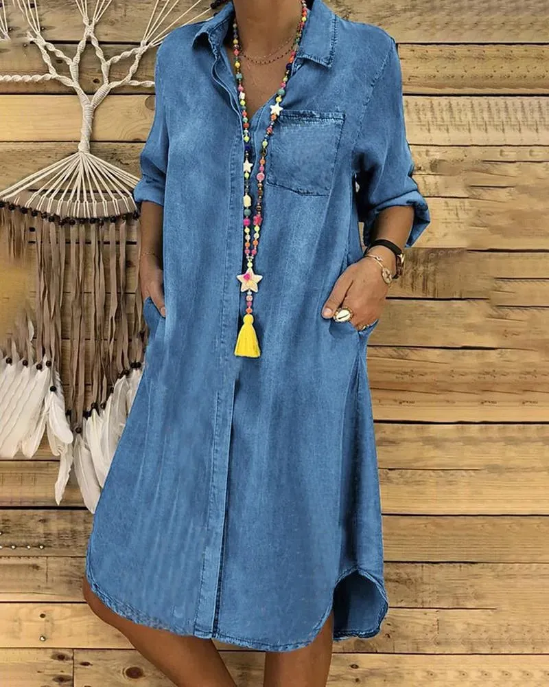 Robe d'été élégante pour femme | Tissu léger, silhouette fluide, décontractée