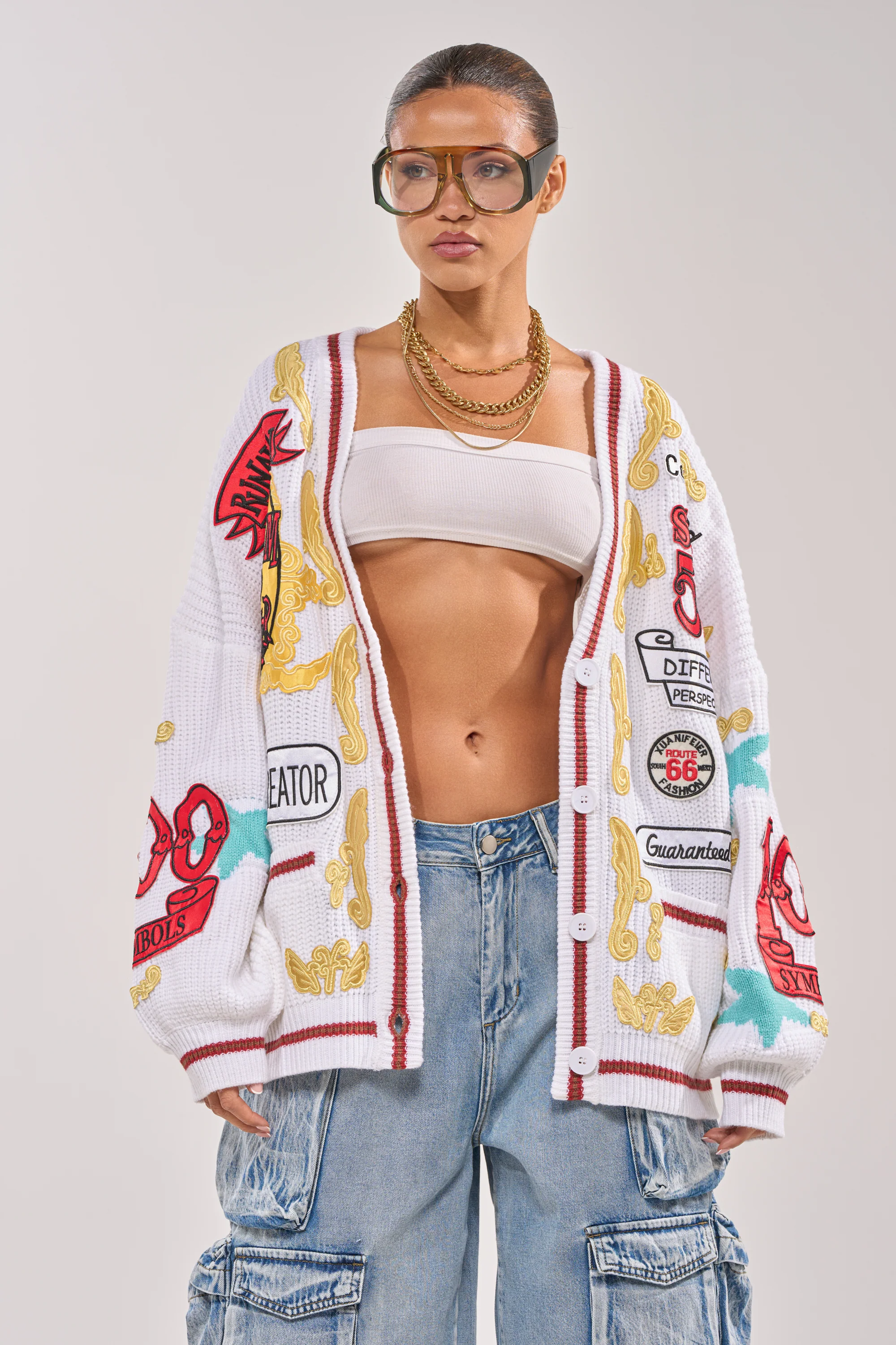 NEW REGALIA PATCH CARDIGAN - Akira Store