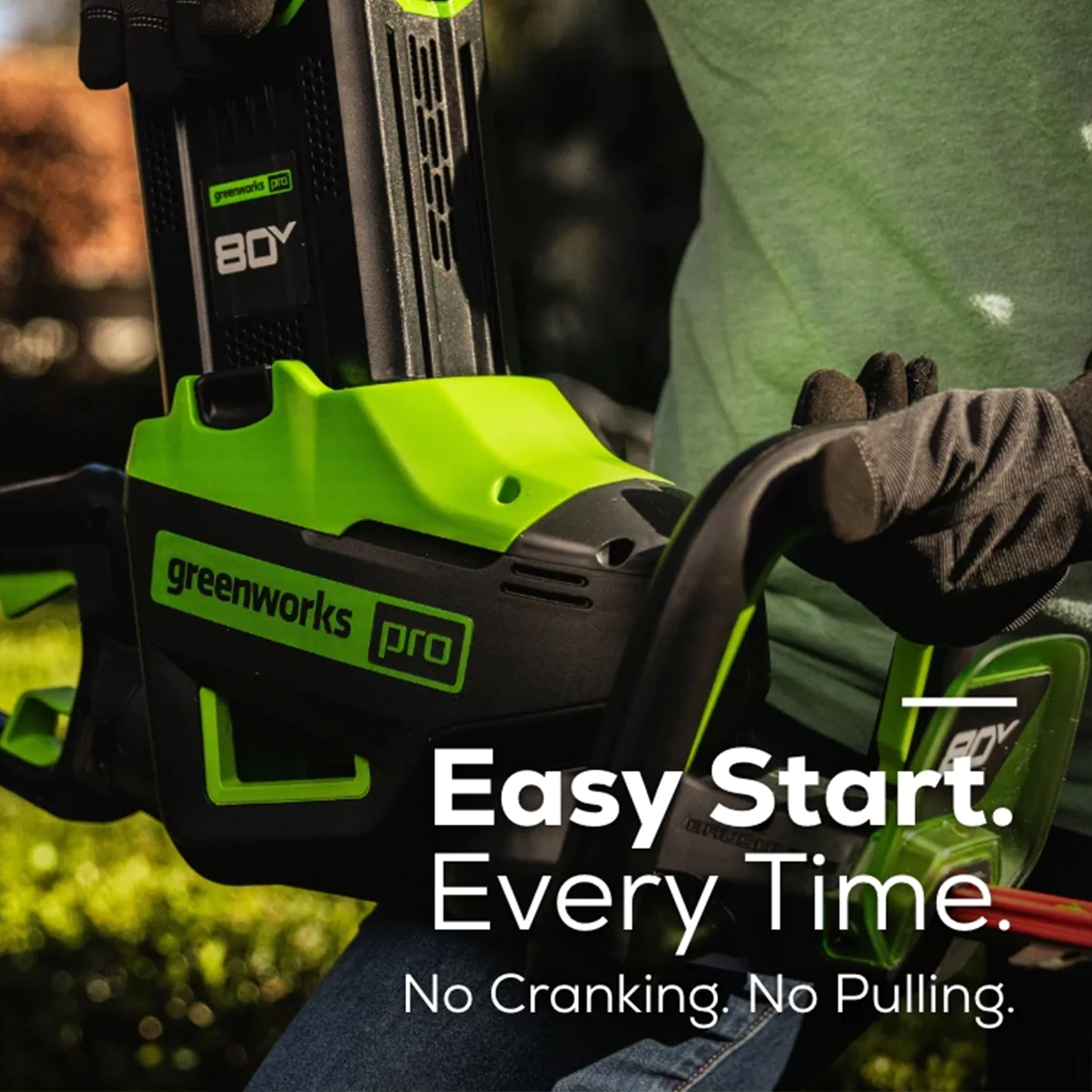 80V 26" Brushless Hedge Trimmer with (1) 2Ah Battery 4Ah Charger 2203902 - Image 7