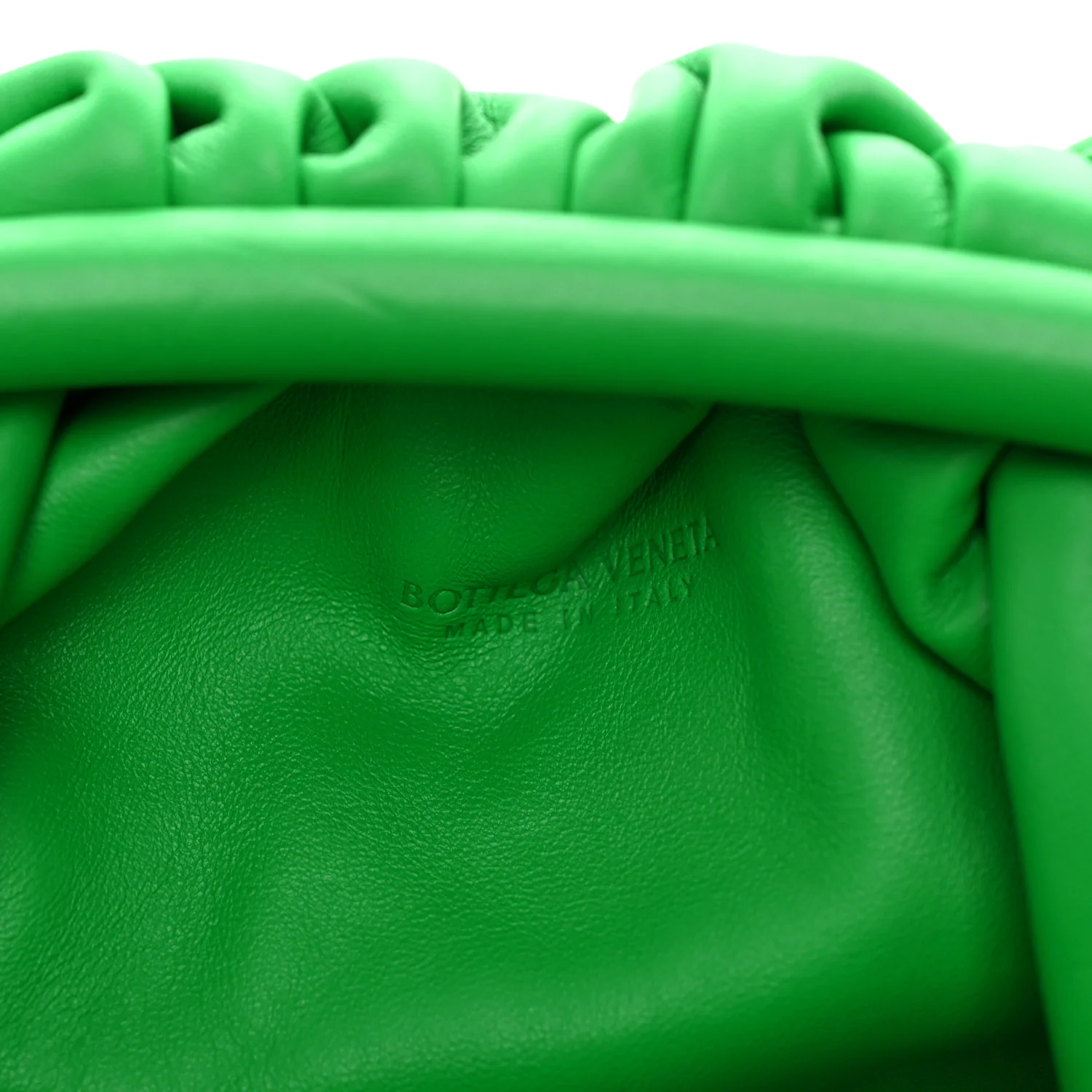 Butter Calfskin The Mini Pouch Parakeet