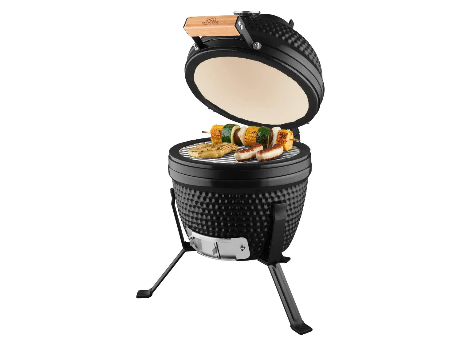 GRILLMEISTER Barbecue en cramique,  26,5 cm