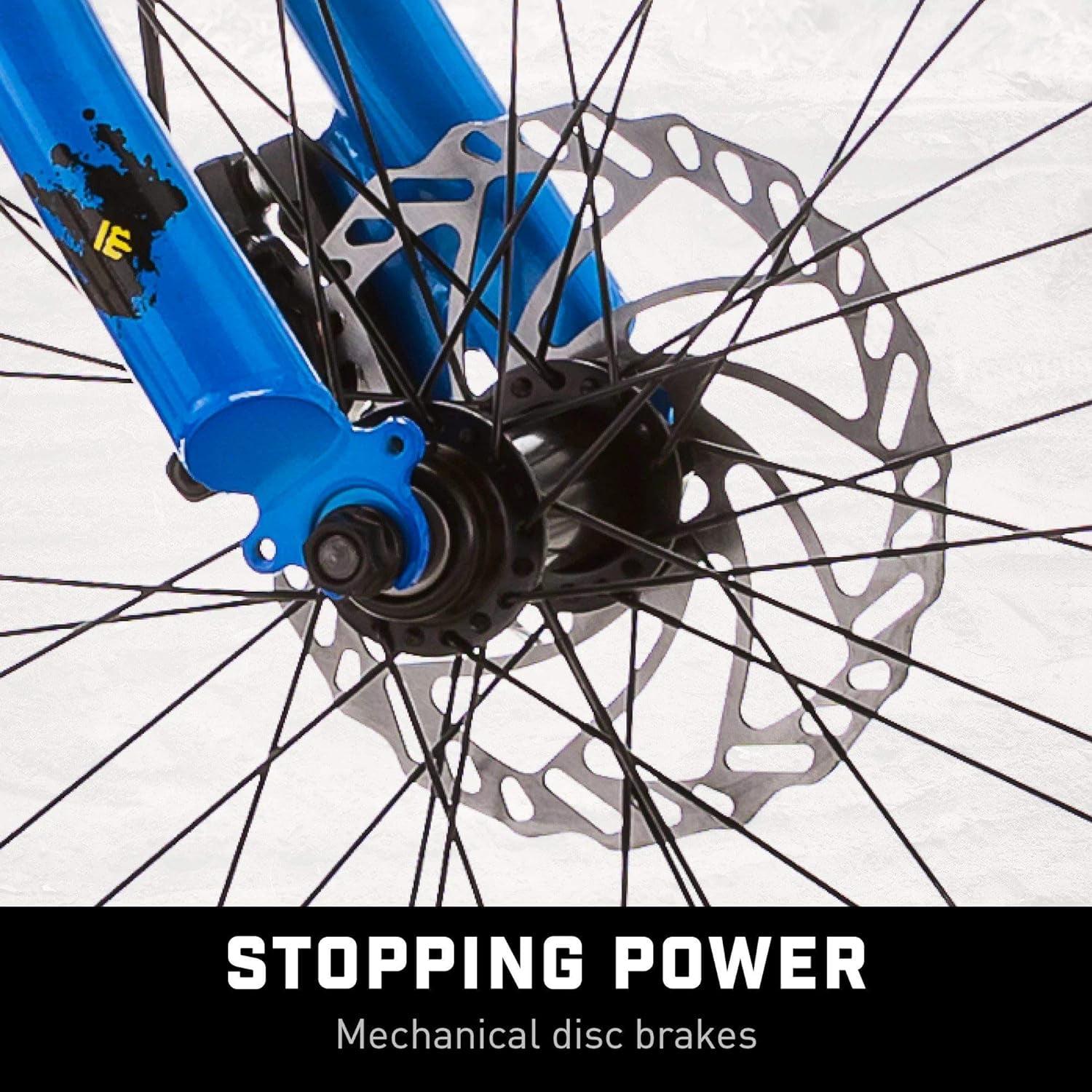 Mongoose Kong Mountain Bike. Boys. 20 in Wheel. Blue
