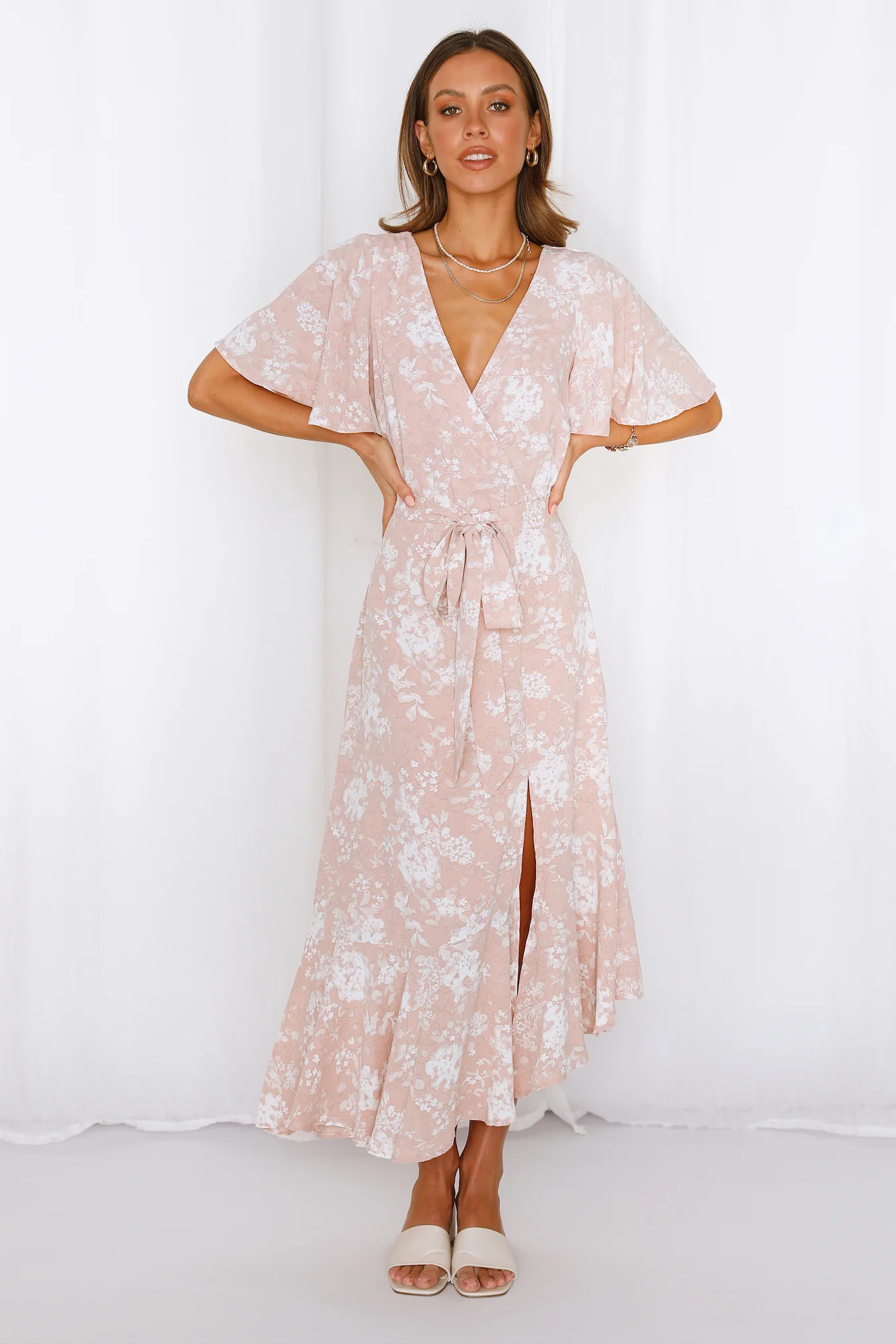 Airy Fairy Maxi Dress Pink