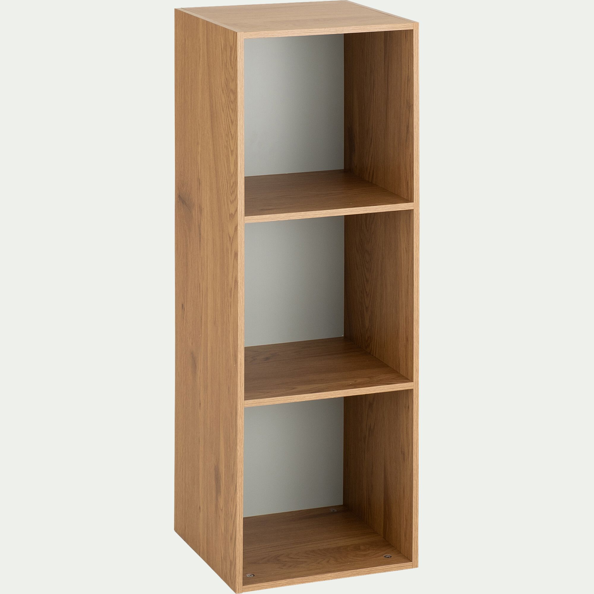 CAZ - Etagère 3 cases en bois - bois clair