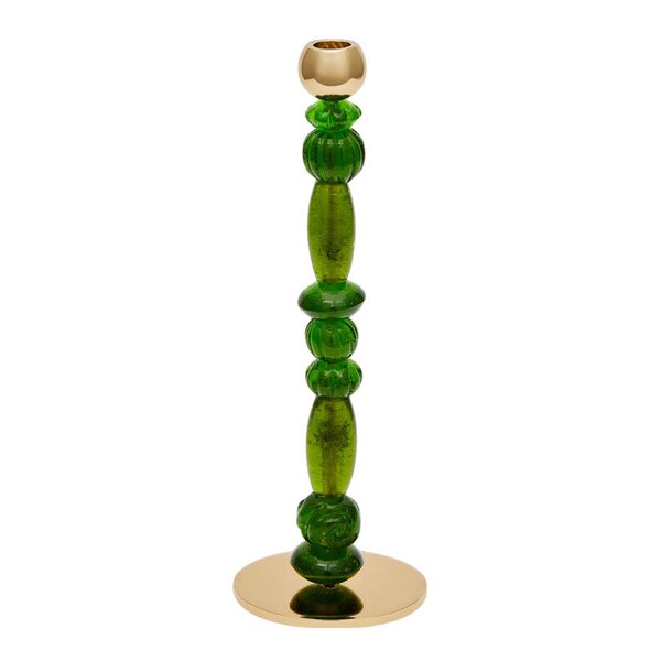 Beads lysestake S 34 cm mørk grønn
