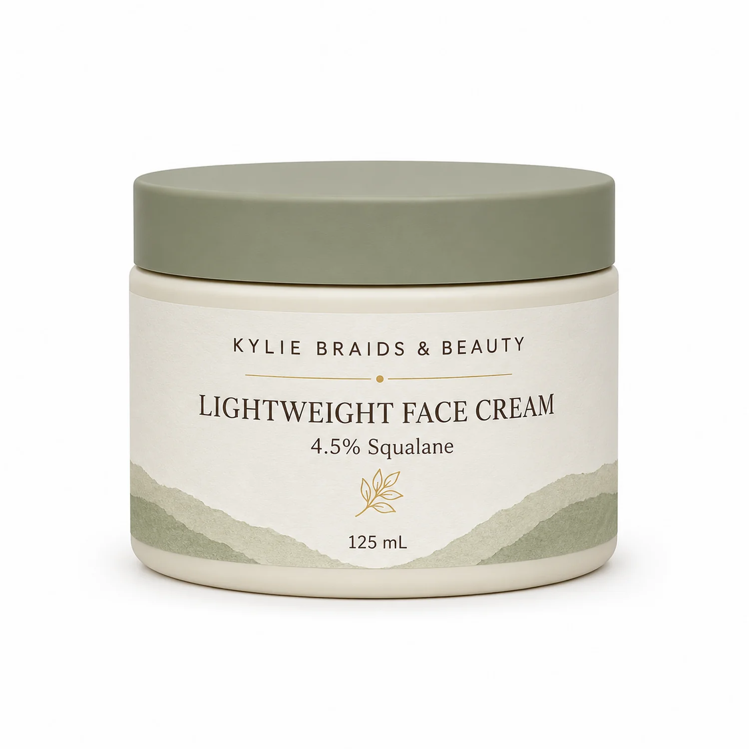 Lightweight Face Cream with 4.5% Squalane – 4.2 fl oz / 125 mL