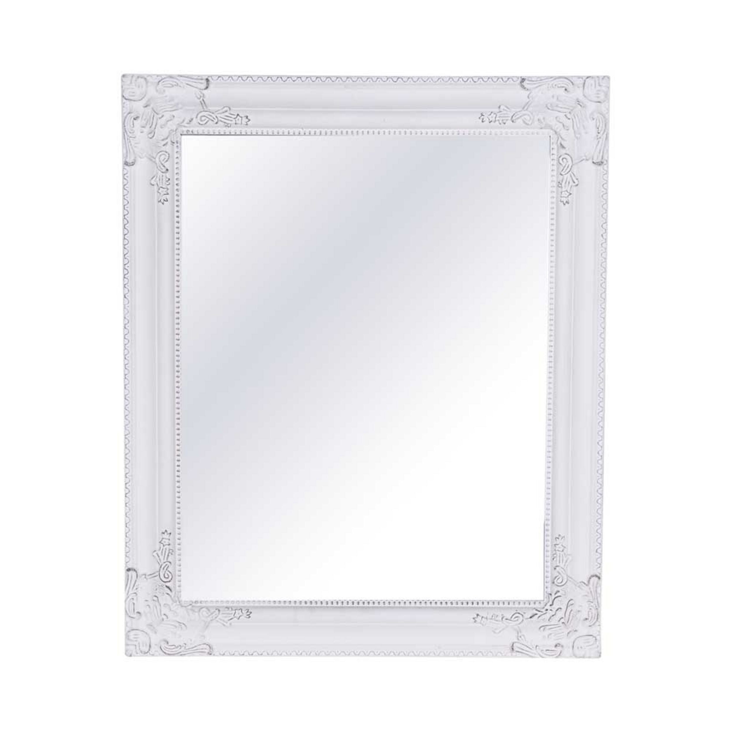 Delia Mirror Antique White 60x50cm