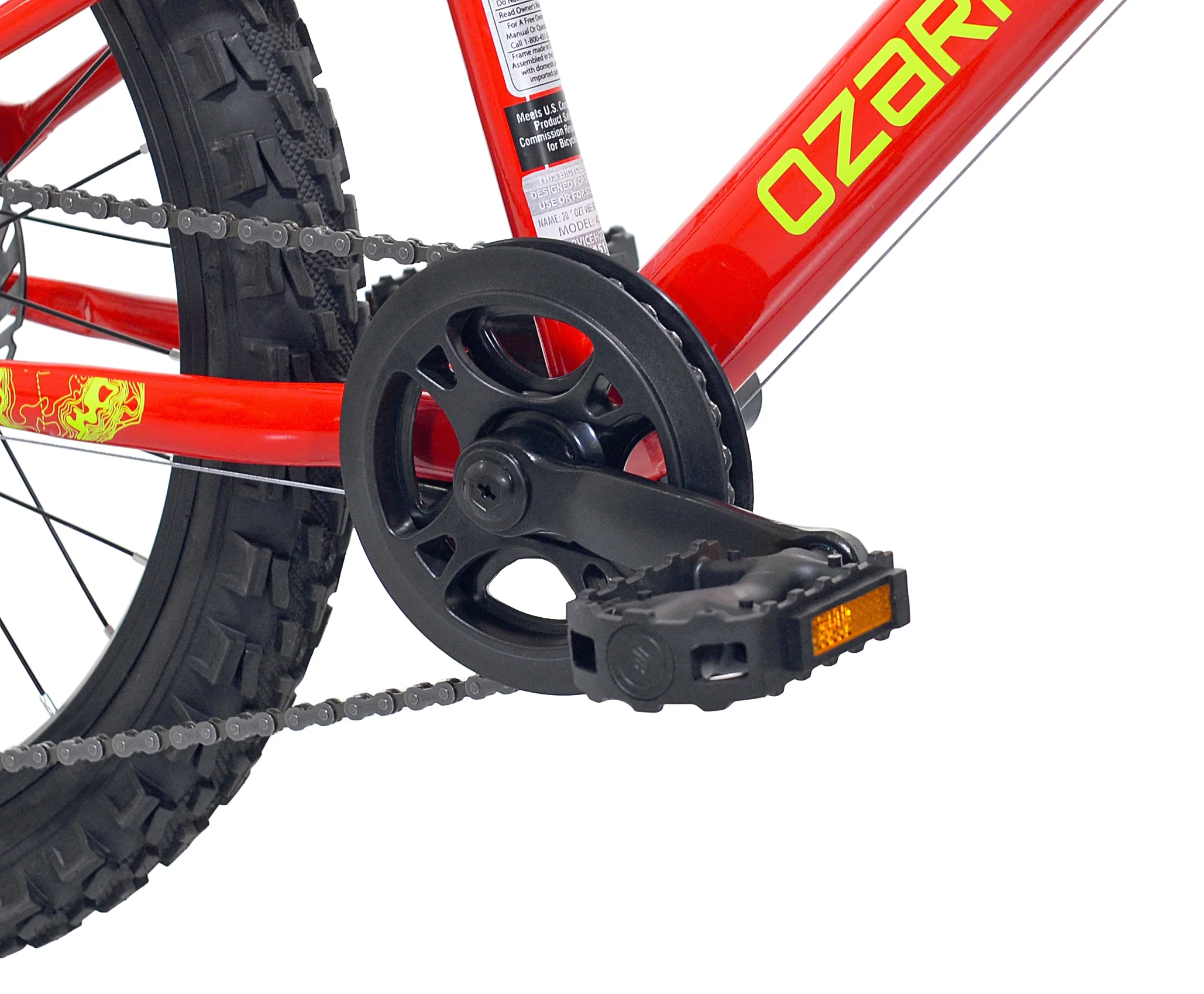 20" Vibe Mountain Bike, 7 Speed, Fits Rider 3'11"-4'4", Red, Child/Tween/Teen, Unisex - Image 8