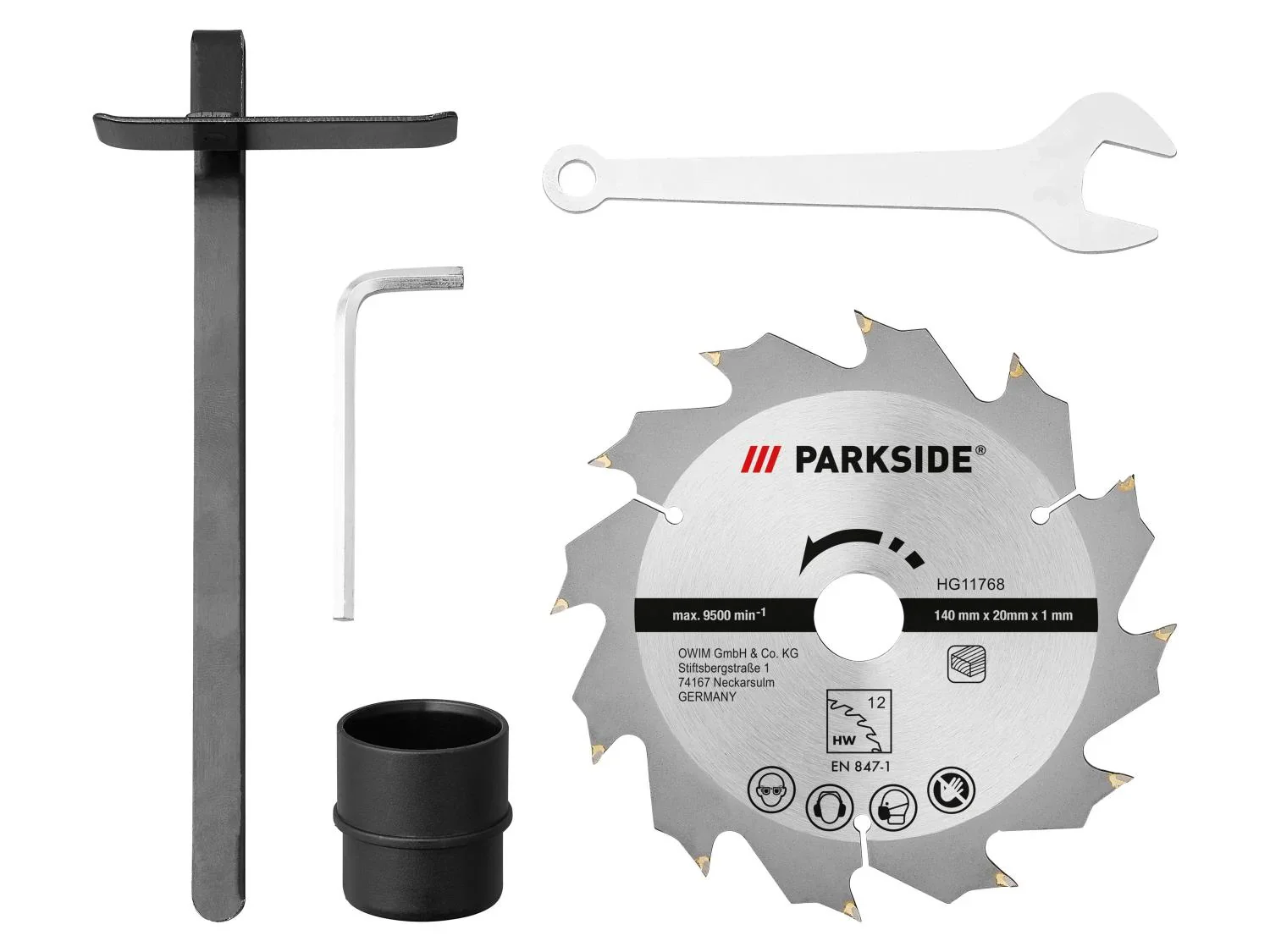 PARKSIDE Scie circulaire PHKS 750 A1, 140 mm, 750 W