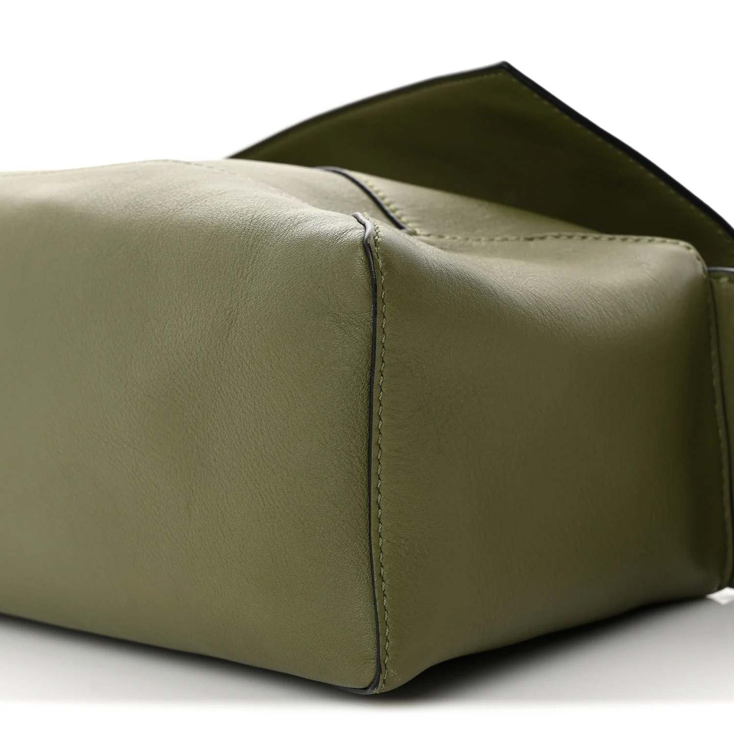 Calfskin Puzzle Hobo Avocado