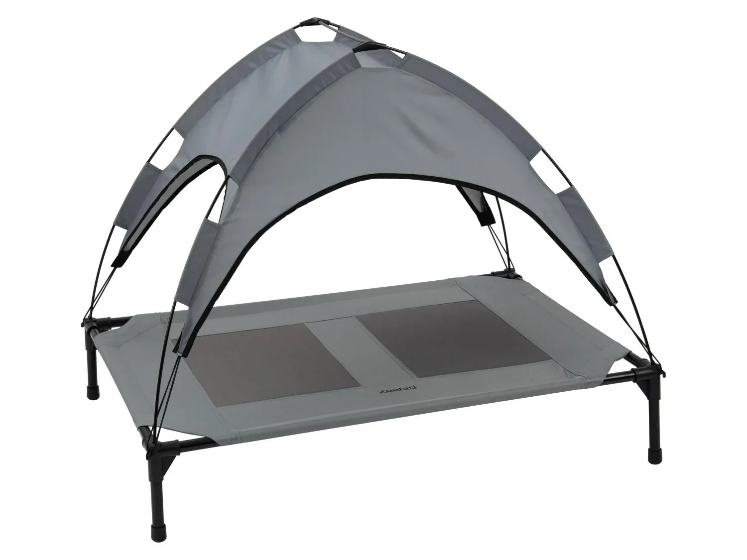 zoofari Lit de camp avec pare-soleil ou Panier pliant pour chien