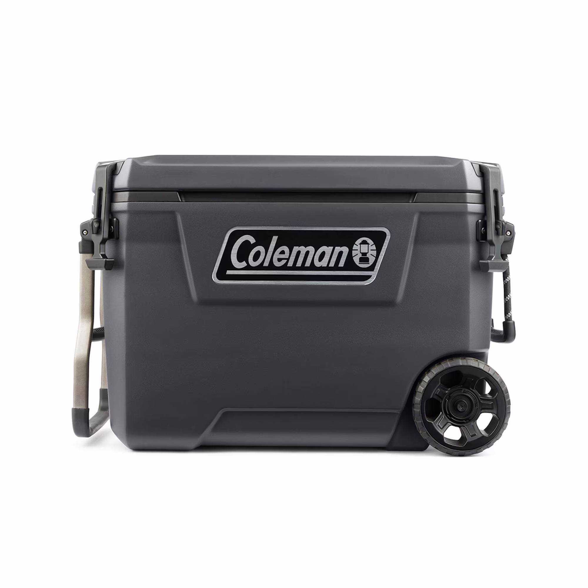 Convoy Series 65-Quart Hard Cooler with Wheels, up to 48 Cans, Brown Walnut Color(Walnut) - Image 3
