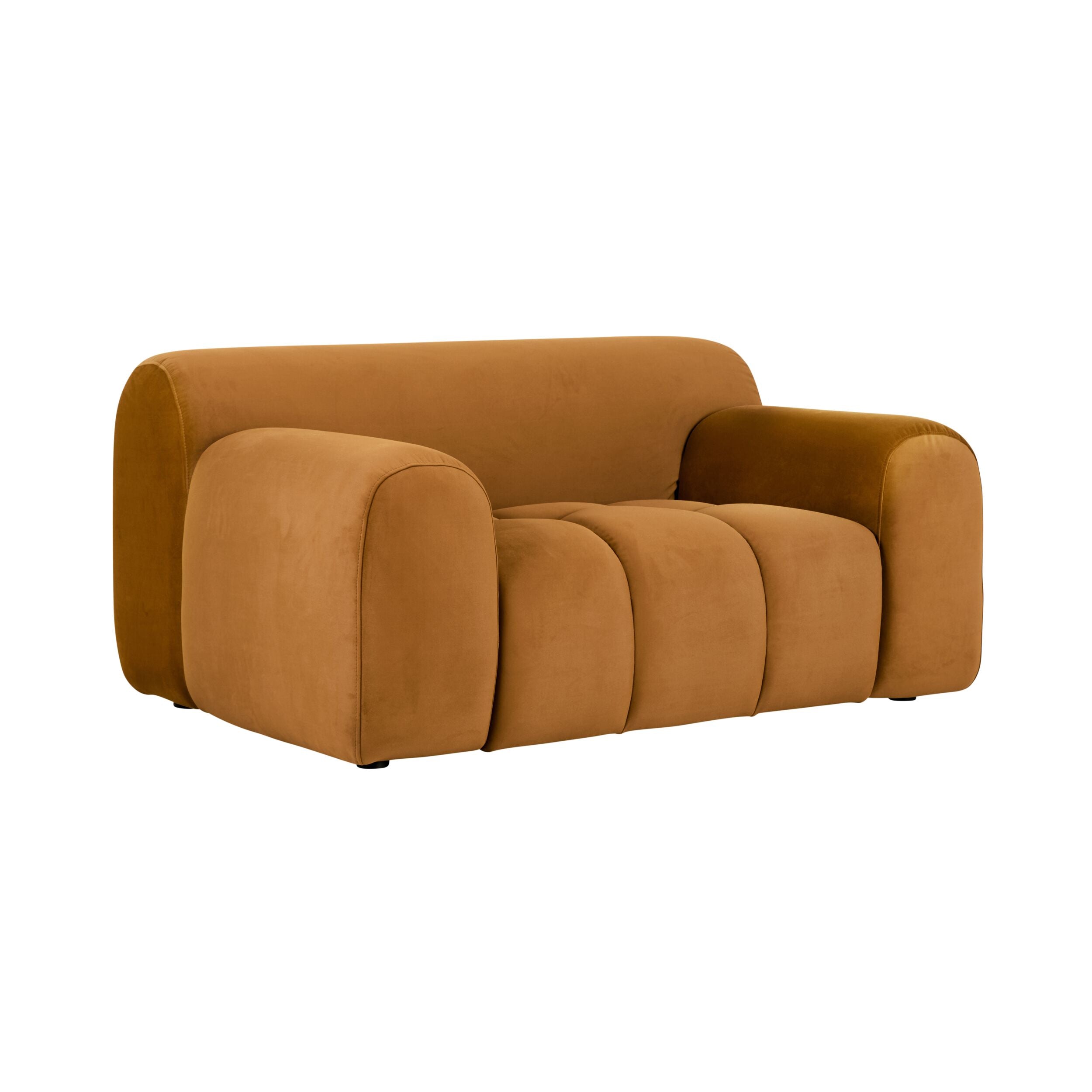 Alexis Armchair Velvet Ochre
