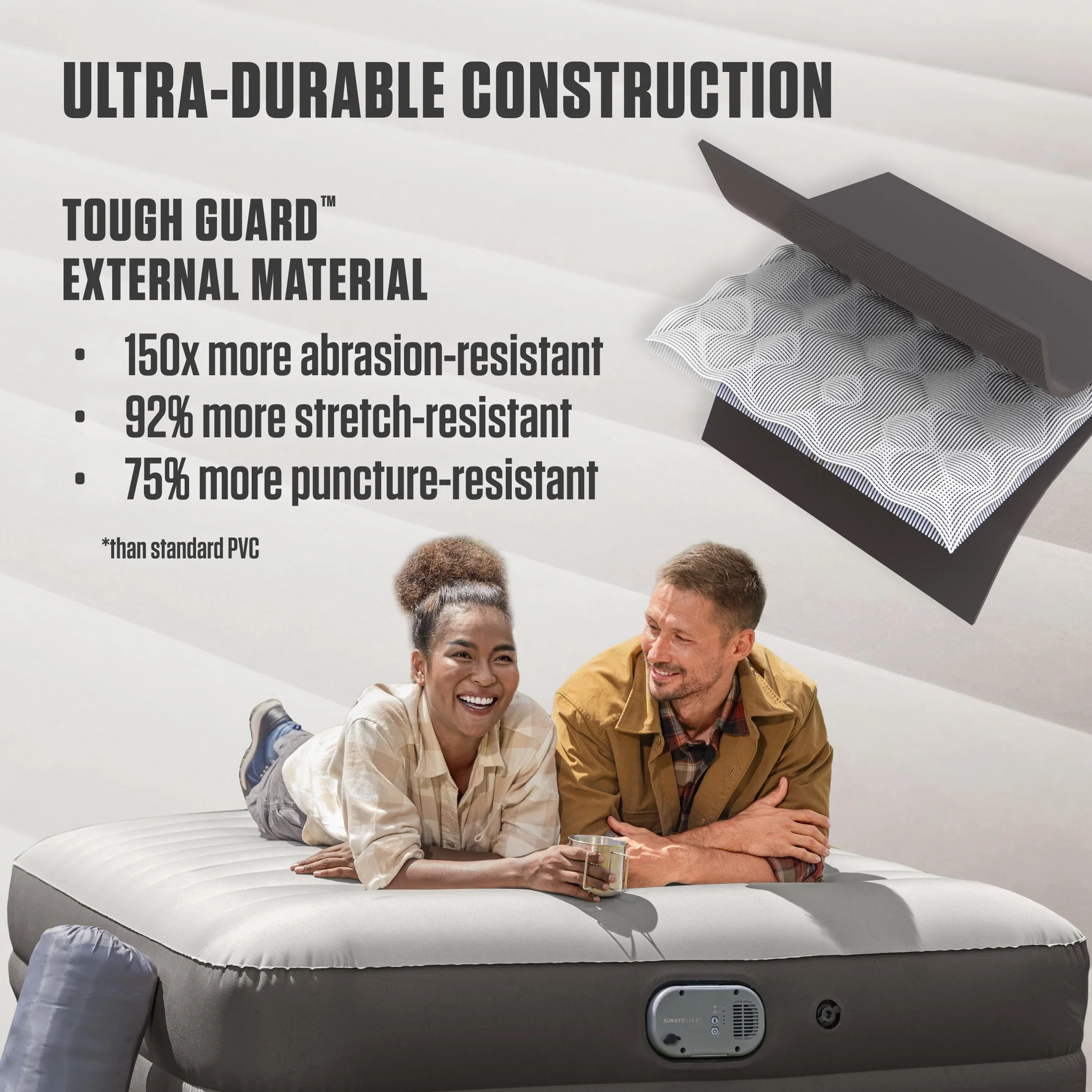 Coleman Alwayzaire Tough Guard Air Mattress Queen 14